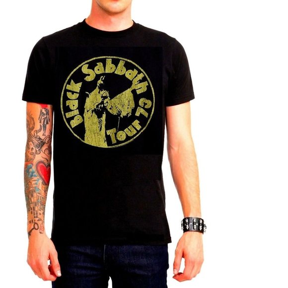Bravado Other - Black Sabbath Ozzy Osbourne Tour 1973 metal rock Official T-Shirt M NWT